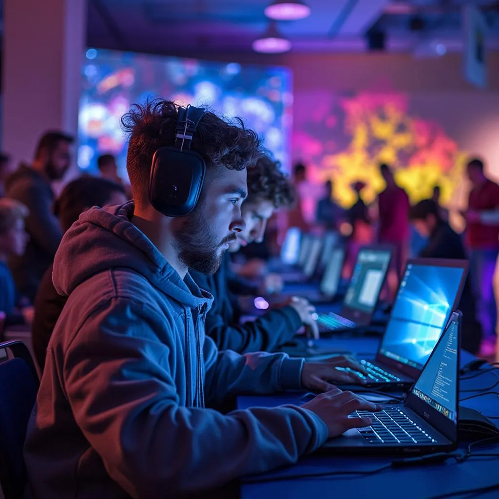 Hackathon nocturno en Montevideo