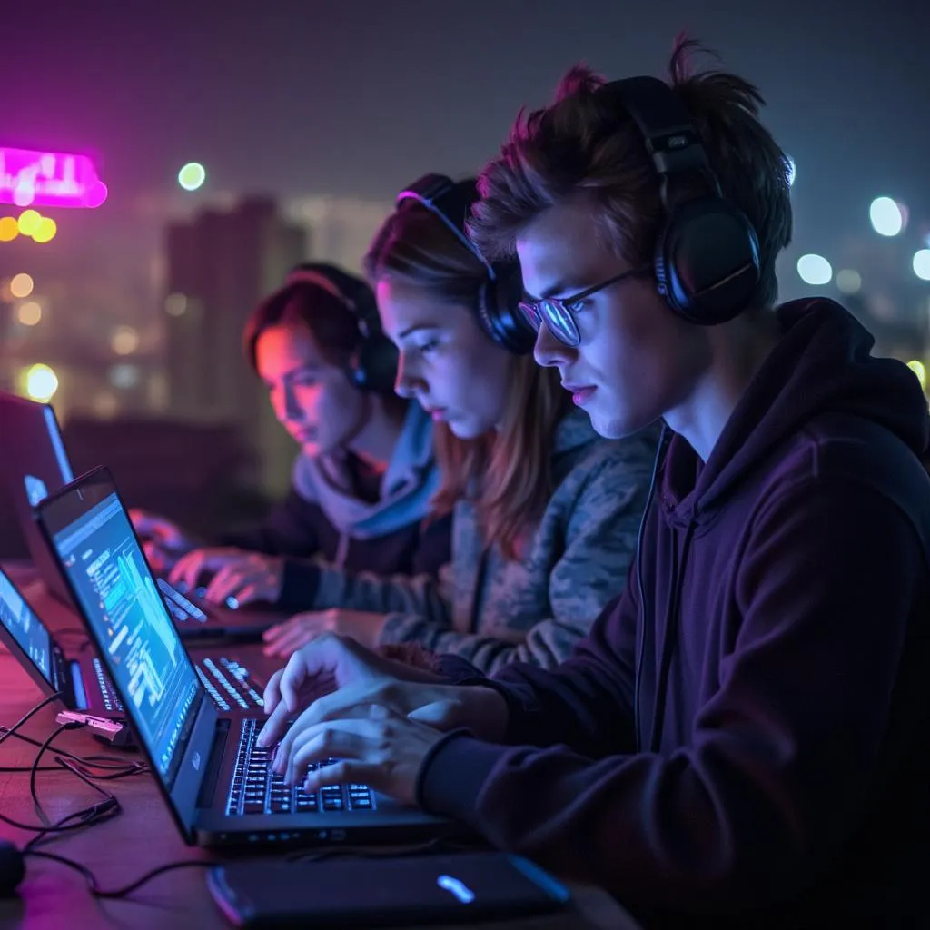 Hackathon nocturno en Montevideo